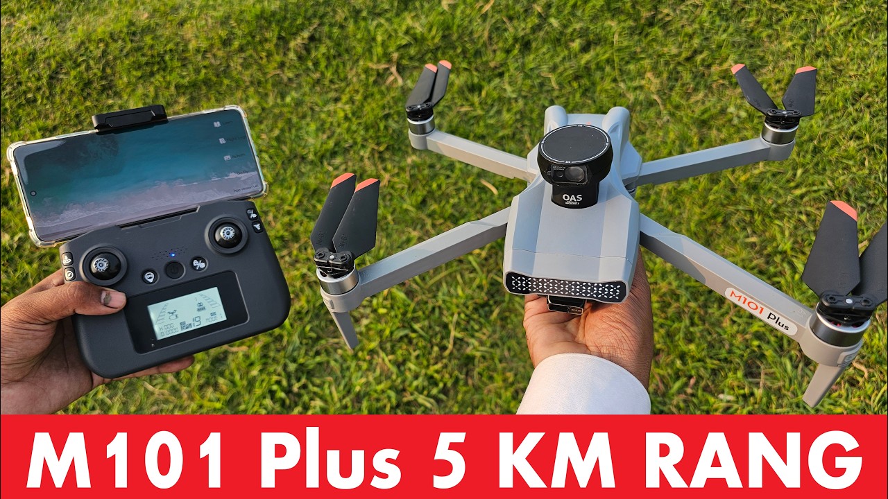 🚀 M101 Plus Drone Review | 5KM Range Test & Unboxing 🇺🇸 | Budget Drone Camera 2026