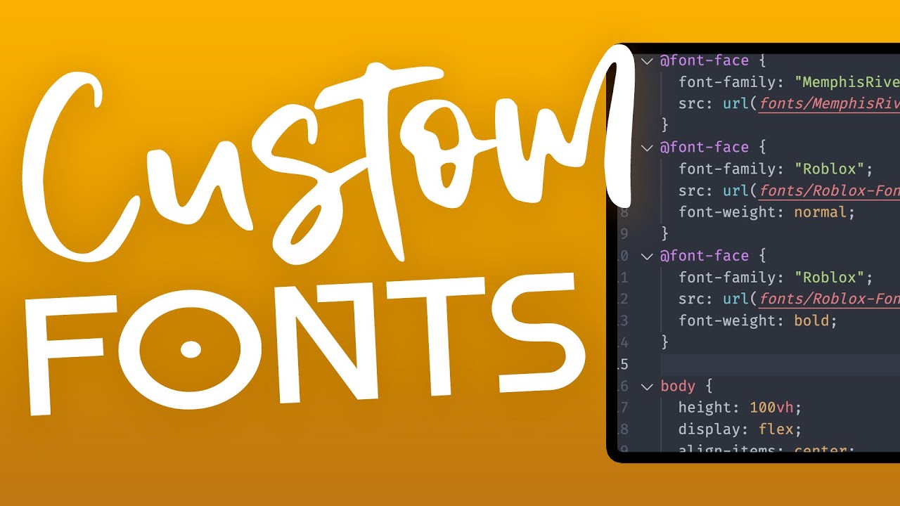 Как добавить пользовательские шрифты на свой сайт (HTML и CSS)