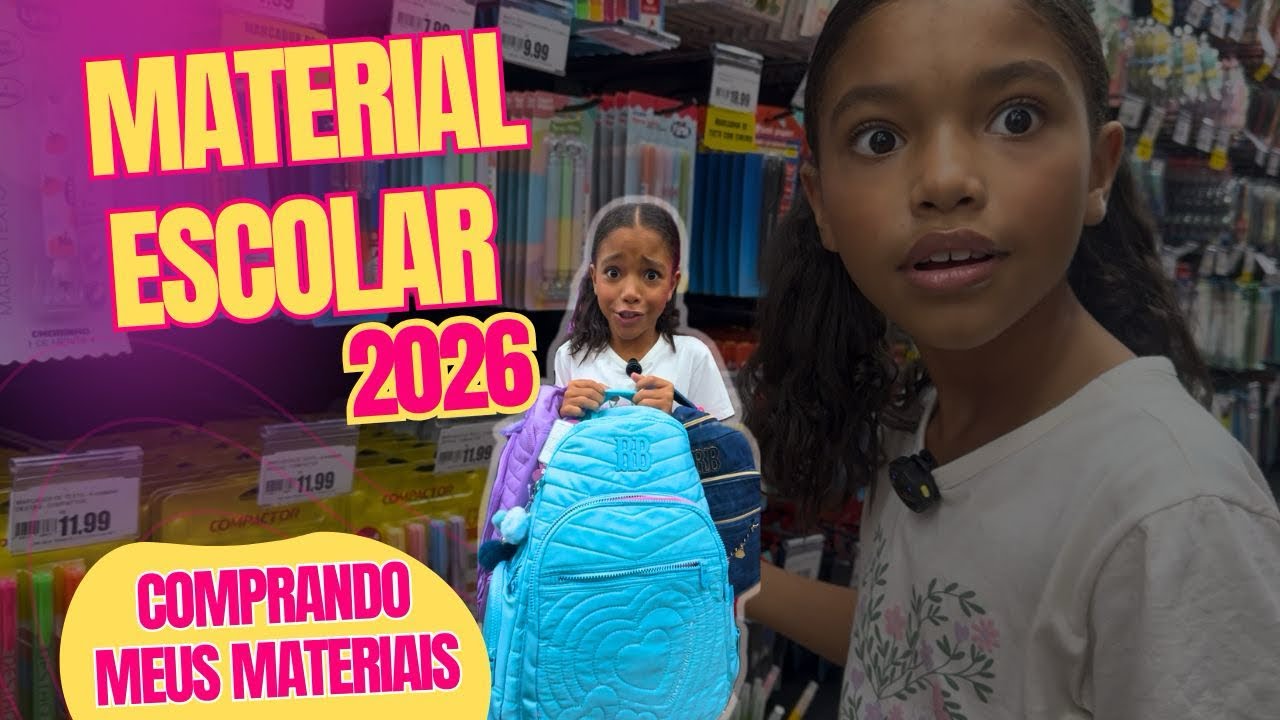 Mostrando meu material escolar | Rumo ao quinto ano🚀 