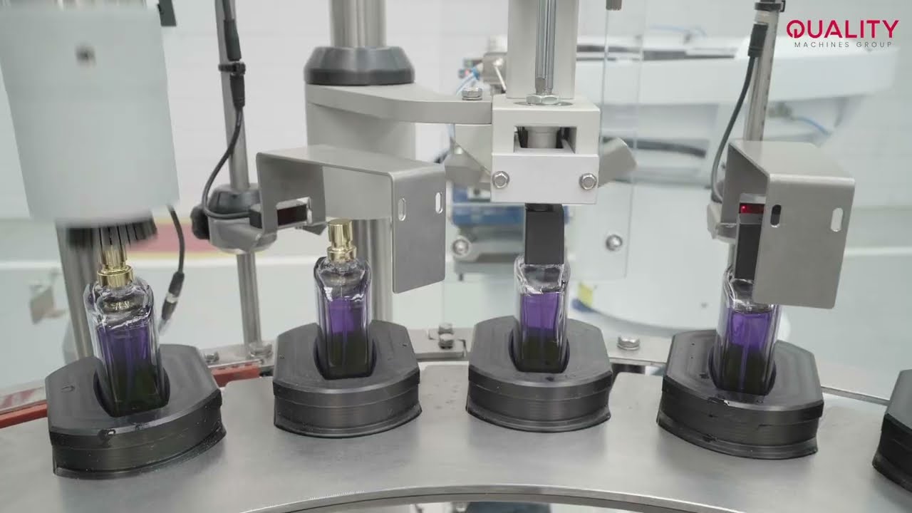 Linha de Envase e Fechamento de Perfumes - Quality Machines