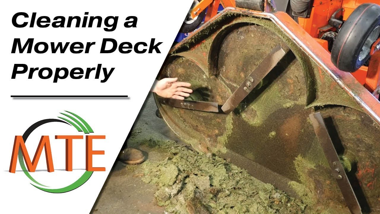 Properly Cleaning The Deck On Your Mower