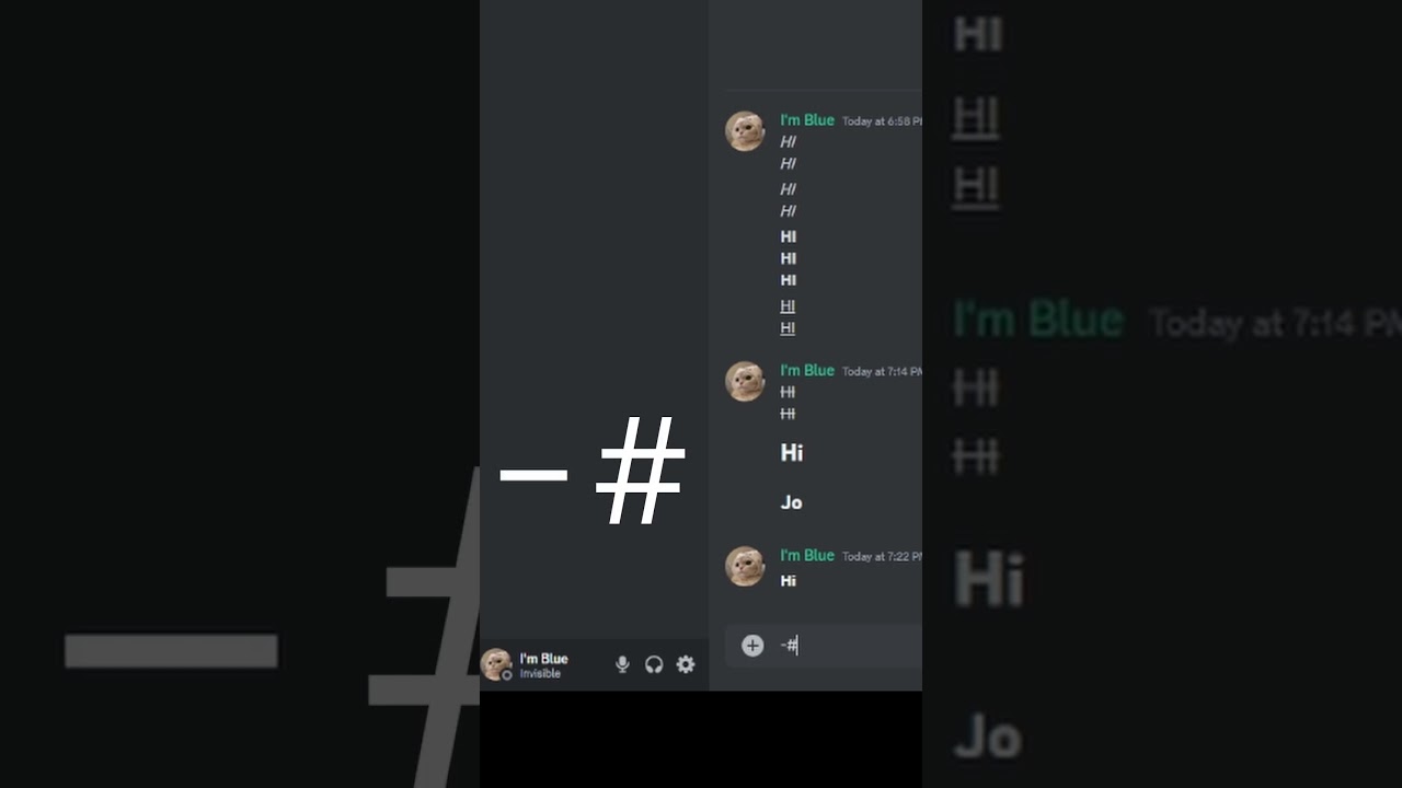 Как отправить самый маленький текст в Discord