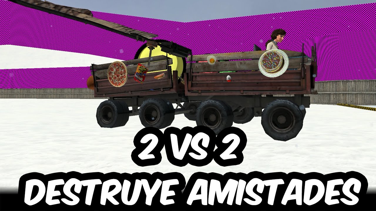 DESTRUYENDO AMISTADES! Sled Build GMOD en Español - GOTH