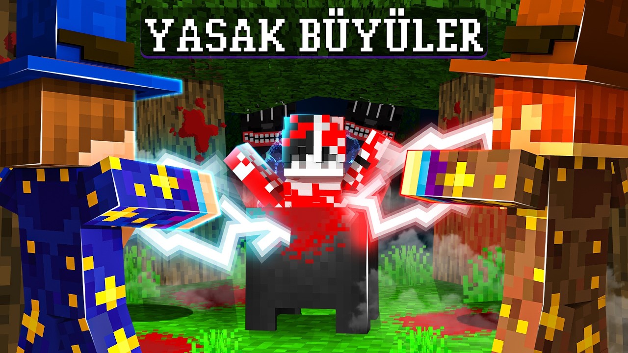 Minecraft'ta YASAKLANMIŞ Kan Büyülerini YAPTIK! Age of Büyü #2