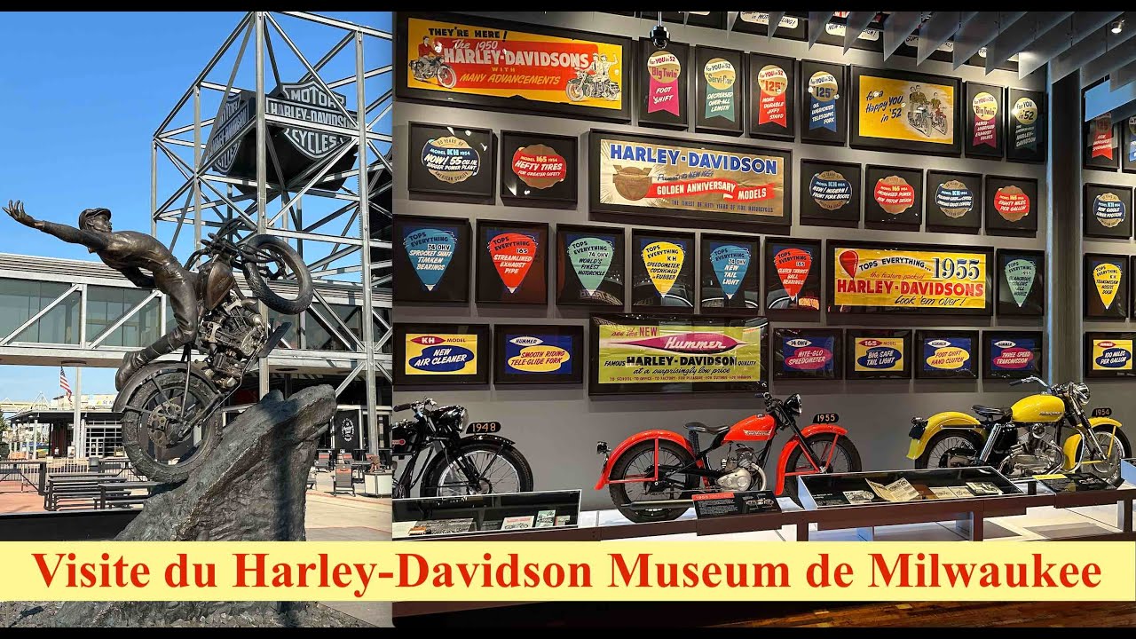 Visite commentée du musée Harley-Davidson de Milwaukee