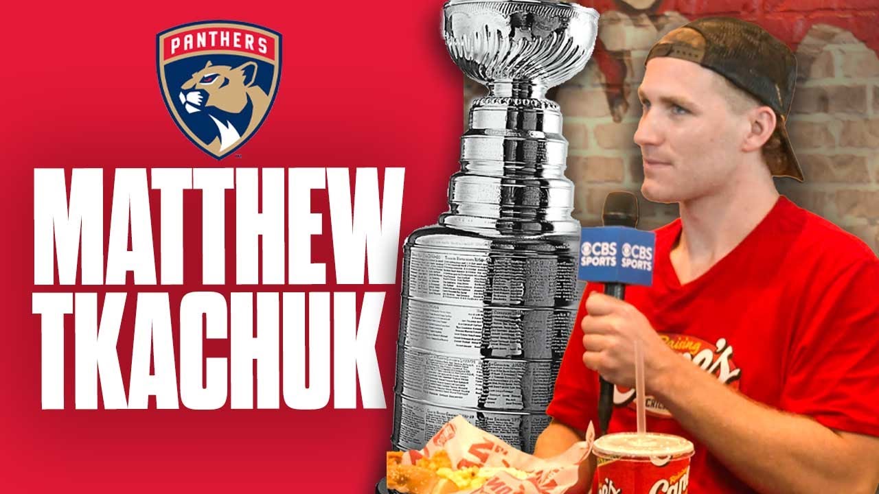 Matthew Tkachuk on championship talks with Jayson Tatum, Panthers' Stanley Cup journey | CBS Sports