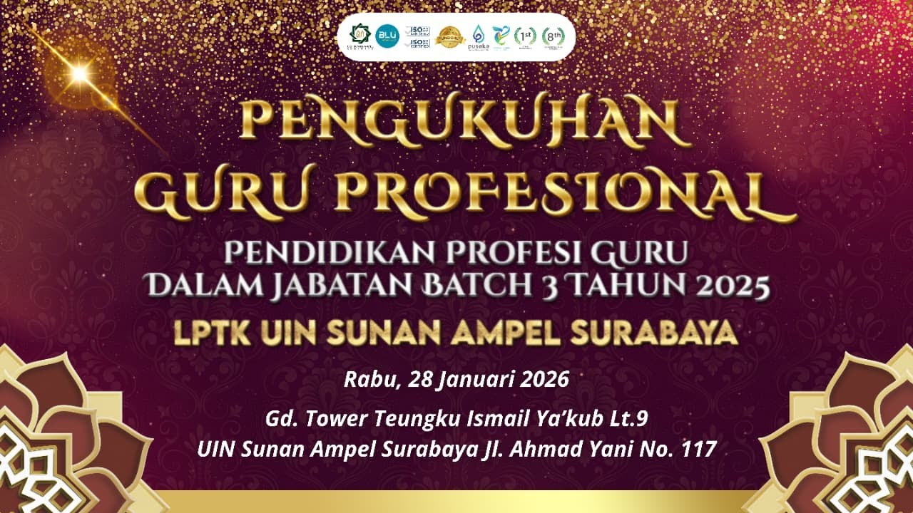 Pengukuhan Guru Profesional PPG DALJAB Batch 3 tahun 2025