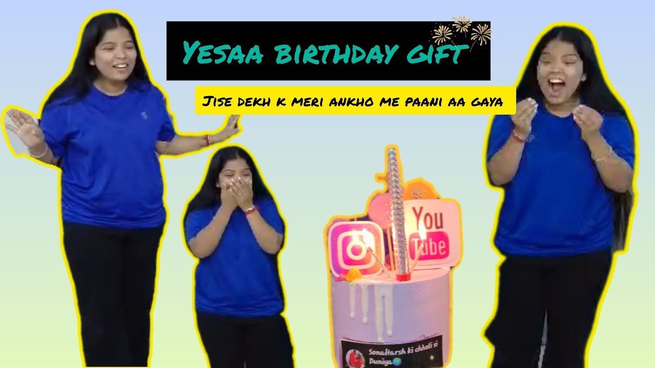 Duniyaa ka sabse achha gift mila #couplecomedy #familychannel #familyvideo#birthdayvlog 