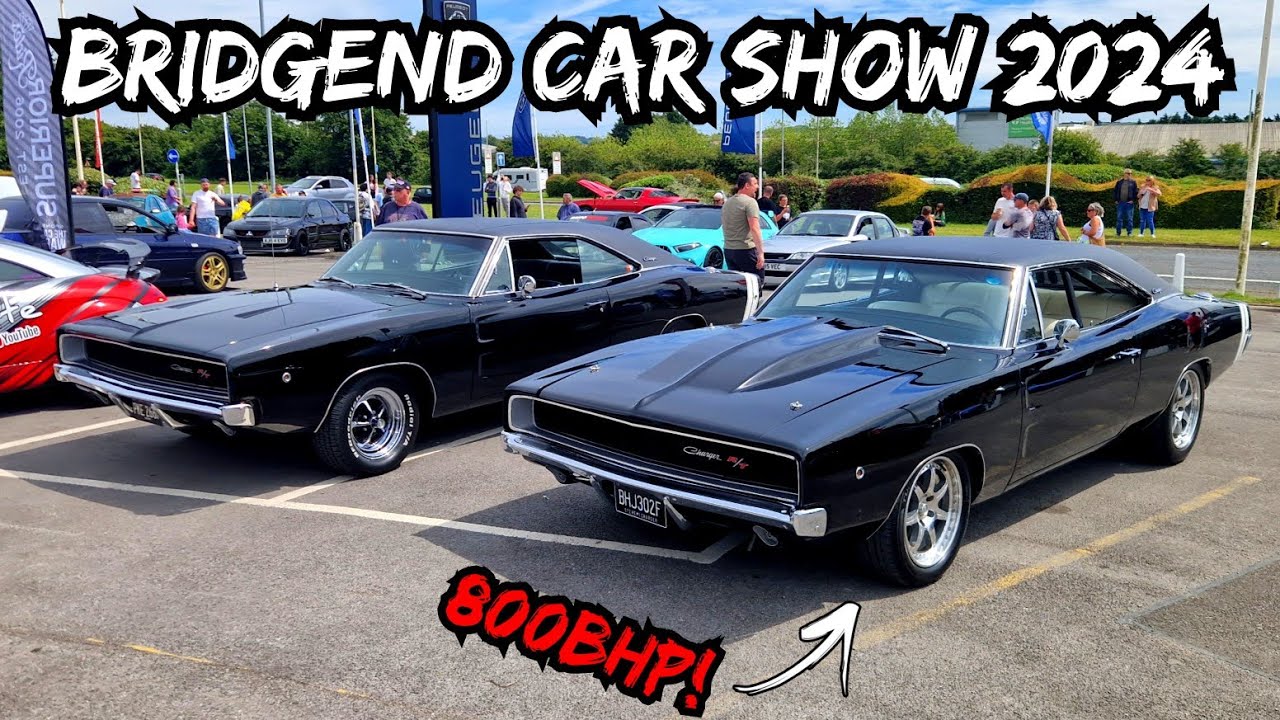 DODGE CHARGERS STOLE THE SHOW At BRIDGEND CAR SHOW 2024! *FRF Motors*