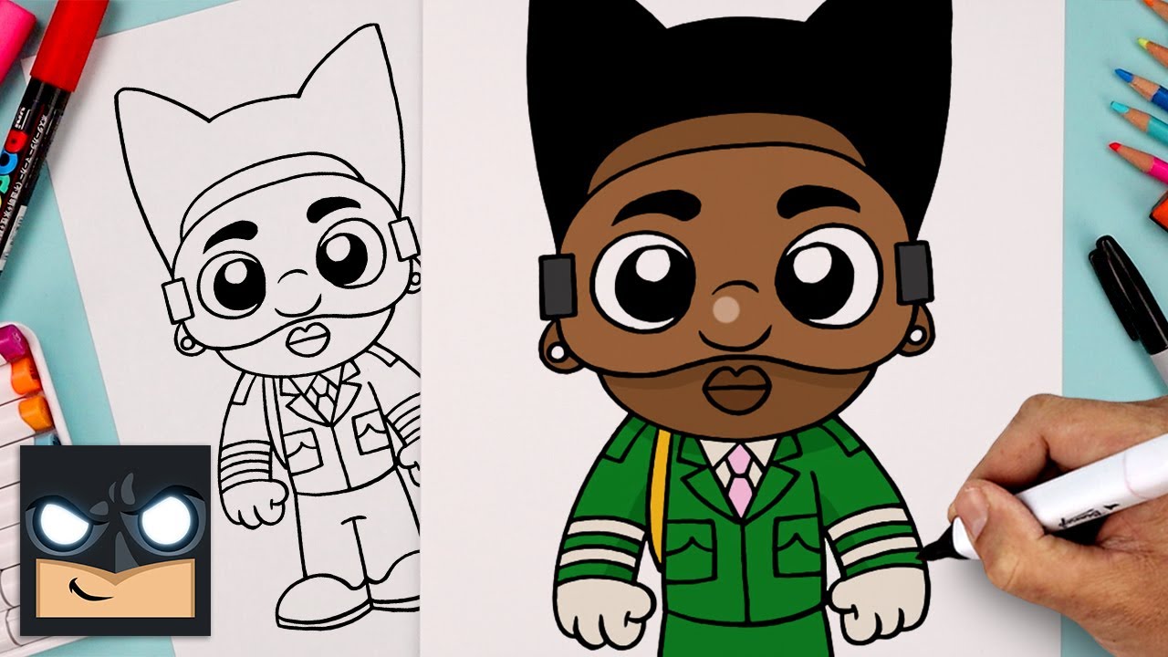 How To Draw Tyler the Creator | Step by Step Art Lesson for Beginners