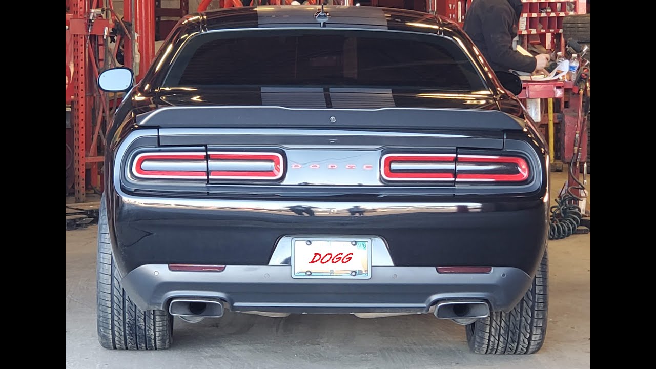 Warning 315's on a Dodge Challenger RT