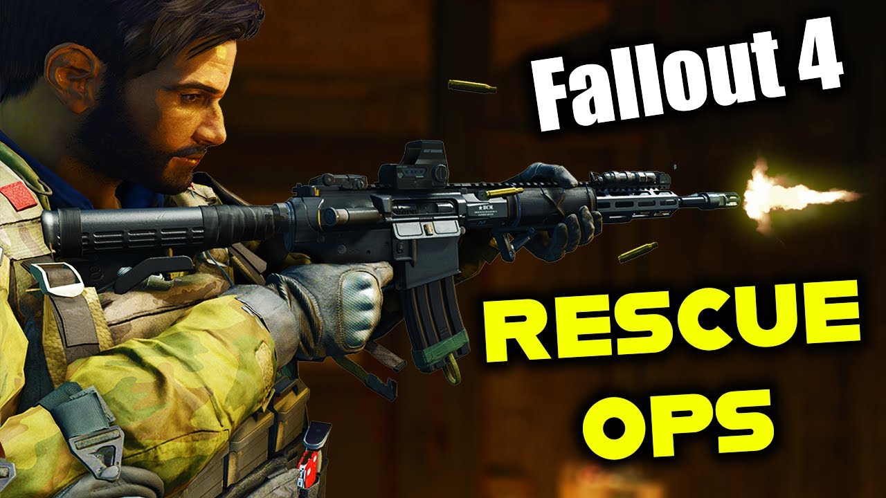 Спасательная операция в модифицированном Fallout 4! (600 модов для Fallout 4)