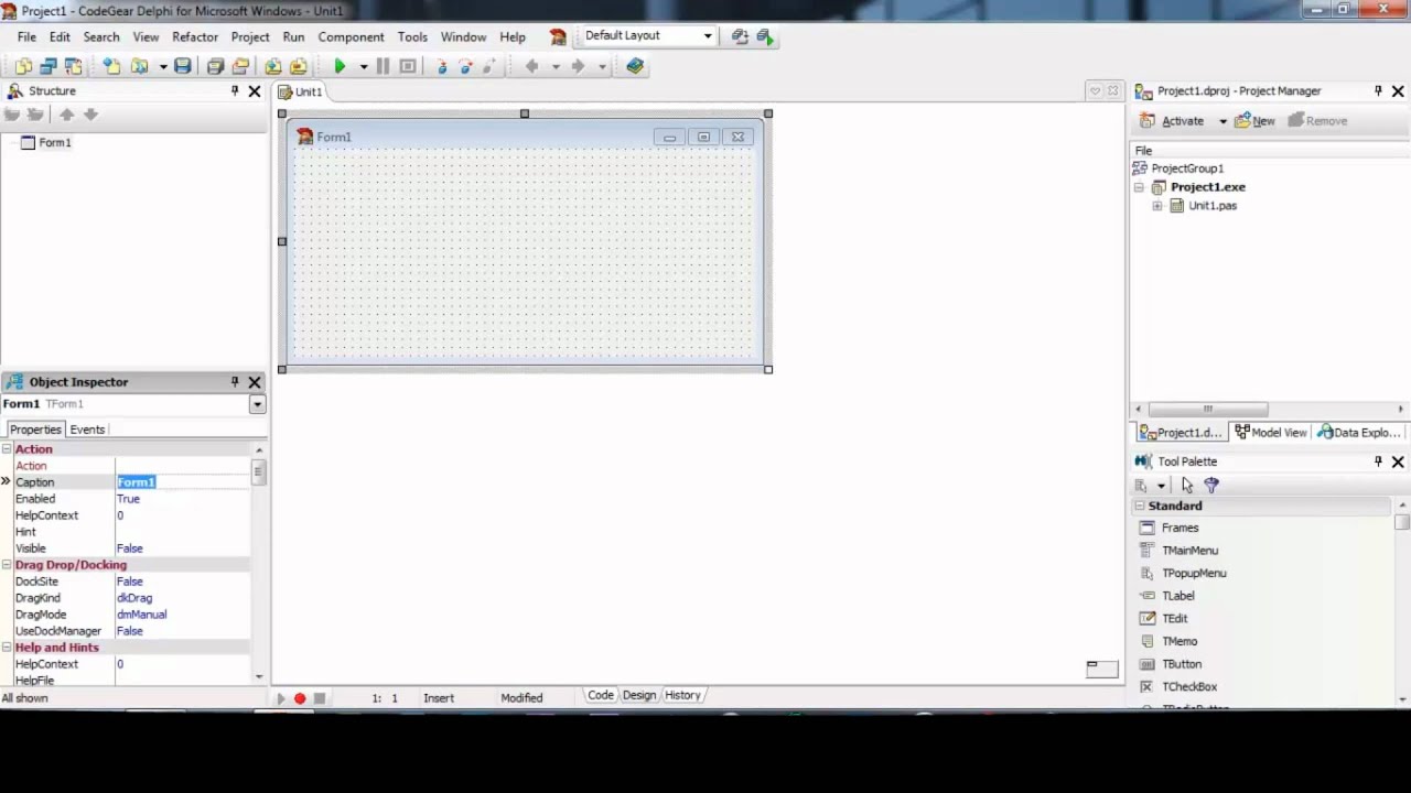 обзор RAD STUDIO, DELPHI, CODE GEAR 2007