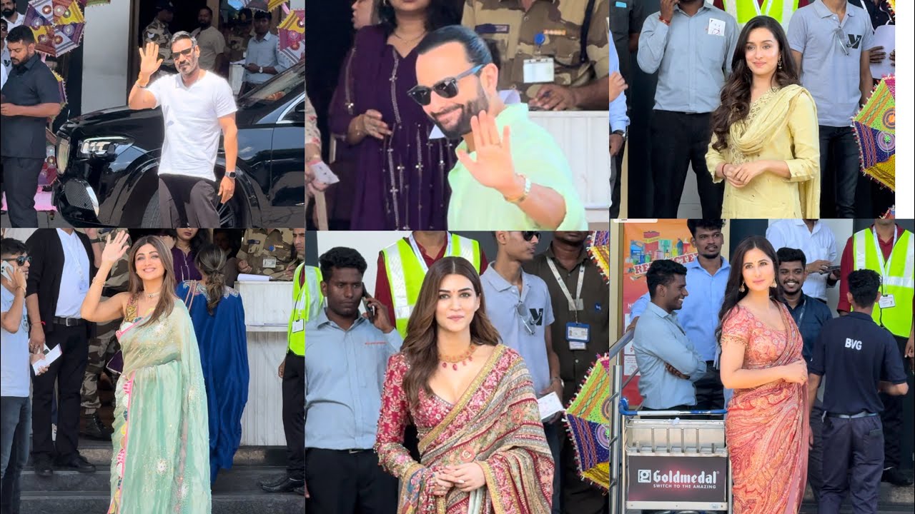 Kriti Sanon Shraddha Kapoor Katrina Kaif Shilpa Shetty Ajay Devgan Travling To Kochi ✈️