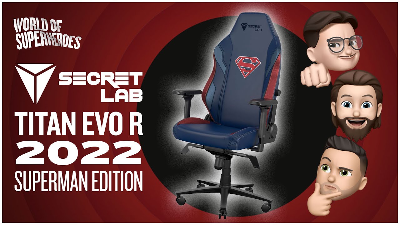 Secret Lab TITAN EVO R 2022 Superman Edition Gaming Chair Unboxing Assembly Review