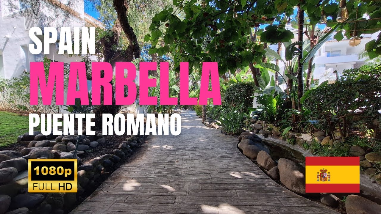 Walking Tour in Luxury and Exotic Marbella🌴Puente Romano & Sunbathing Turtles | Costa del Sol Vibes