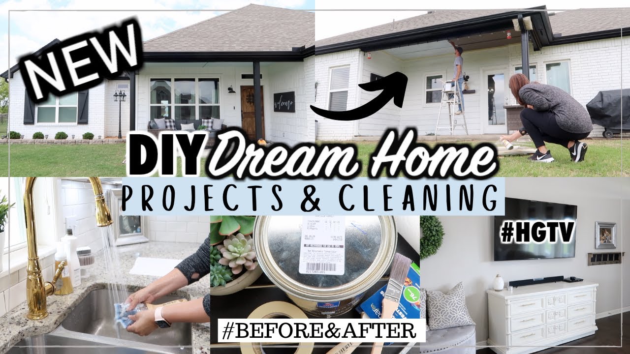 MODERN FARMHOUSE UPDATES | DIY PROJECTS + CLEANING | REARRANGE + DECORATE WITH ME