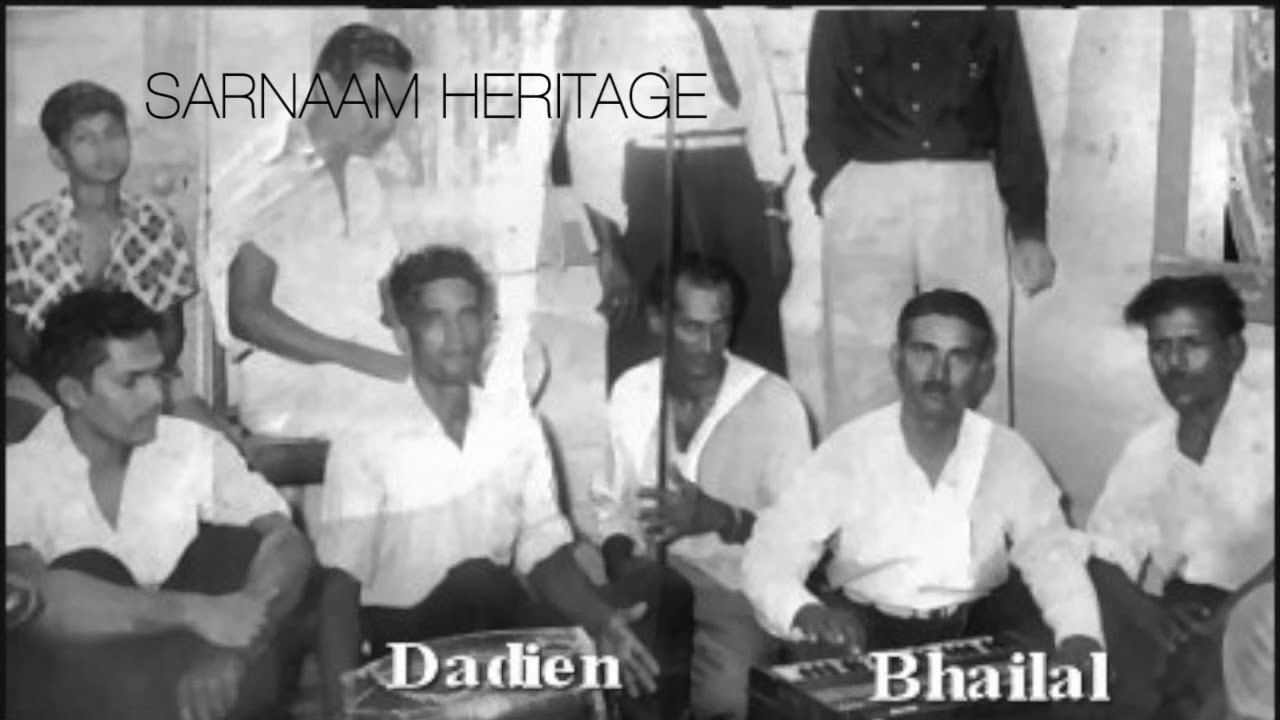 Pt. Bhailal Mahabier (1911 - 1984) of Nickerie live recorded old baithak gana