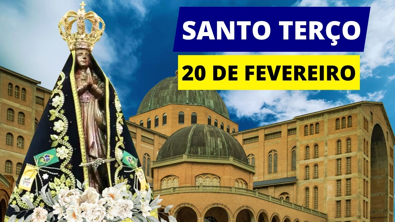 Santo Terço de Hoje - 20/02/2026 | Mistérios Dolorosos | Com Maria na Confiança | Sexta-feira