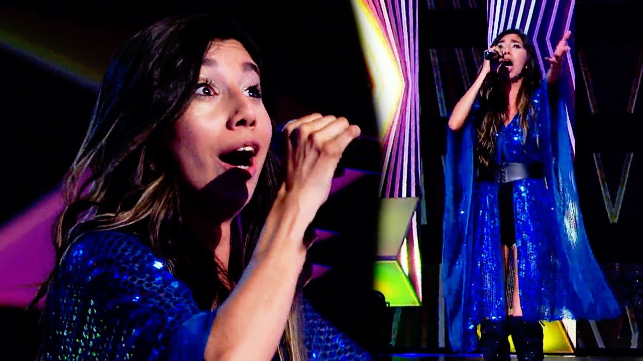 Estefanía Arias cerró la gala cantando el estilo que le gusta: 