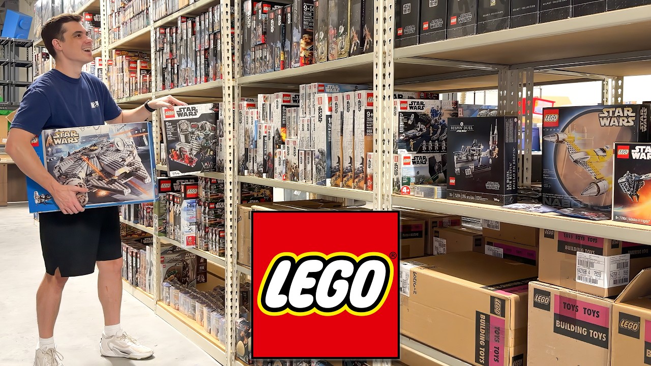 Touring a $1,000,000 LEGO Collection, New iPhone & LEGO Store! (MandR Vlog)