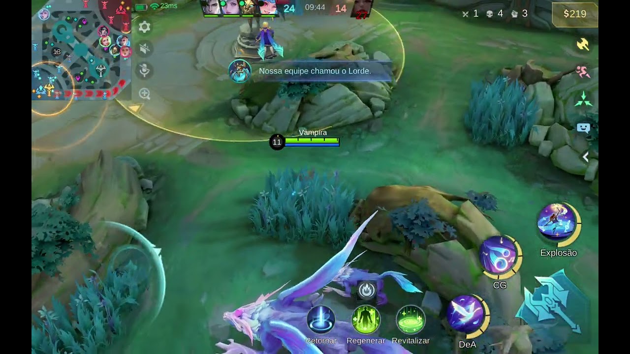 Jogando MID.