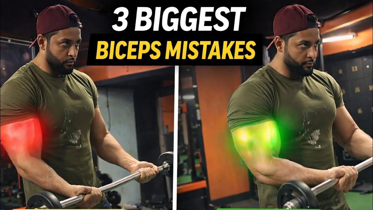 3 Biggest Biceps Exercises Mistakes | Muscle Fitness | Fitness Tips
