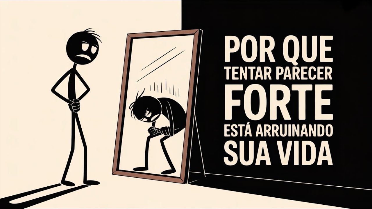Por que tentar parecer forte constantemente está arruinando sua vida. #ForçaDeVerdade #Autocompaixão