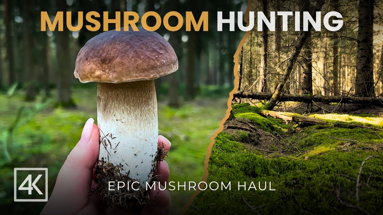 Epic Mushroom Haul | Forest Walk | 4K Ultra HD