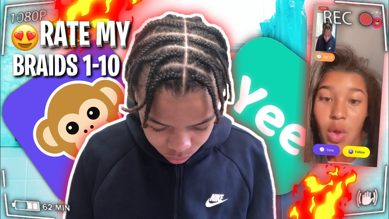 RATE MY TRAVIS SCOTT BRAIDS 1-10 | MONKEY APP 🐵😍