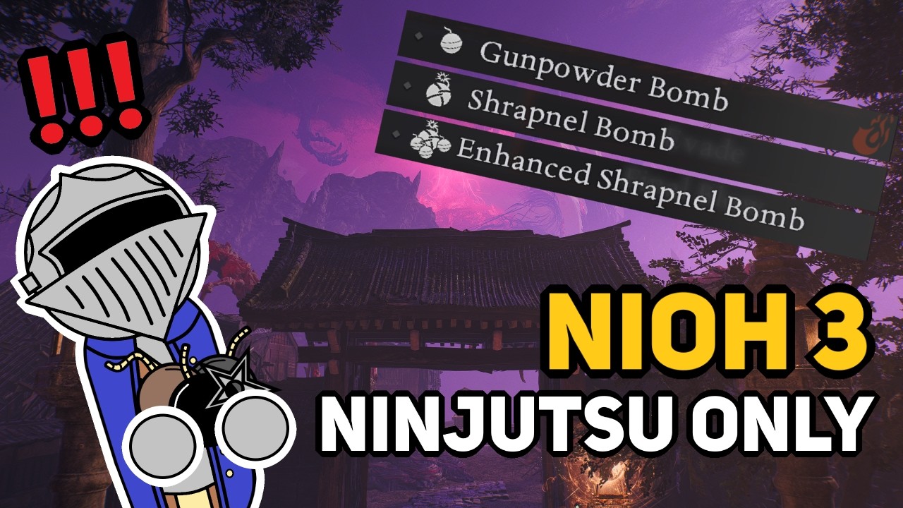 Can You Beat NIOH 3 With Only Ninjutsu?