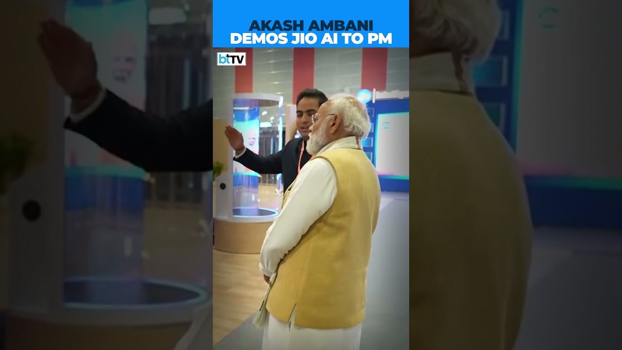 Akash Ambani Presents Jio&rsquo;s AI Transformation To PM Modi At India AI Impact Summit