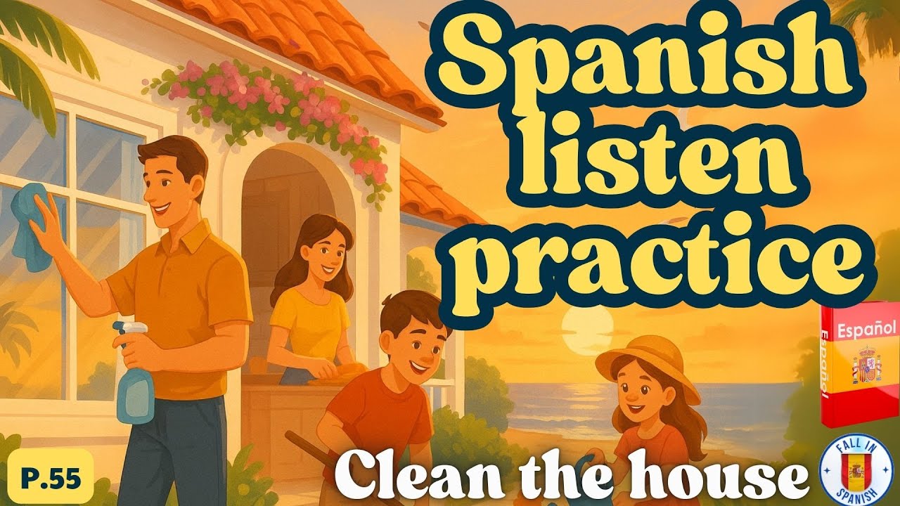 Learn Spanish Easily - 100 Phrases to Know When Cleaning the House