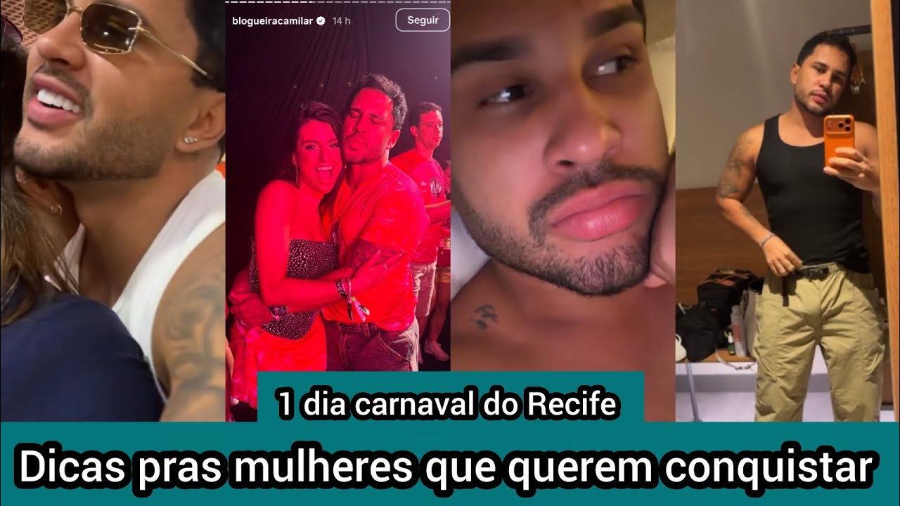 Lucas Guimarães chocado que encontraram moça que beijou e pronto pra curtir 1 noite em Recife 