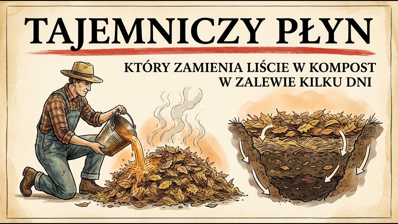 Sekretna ciecz, kt&oacute;ra zamienia liście w kompost w zaledwie kilka dni!