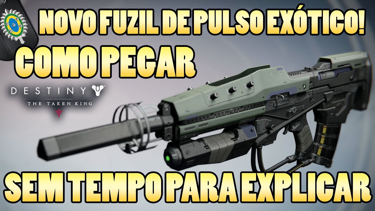 Destiny TTK - Sem Tempo Para Explicar! Como Pegar. Novo Fuzil de Pulso Exótico!