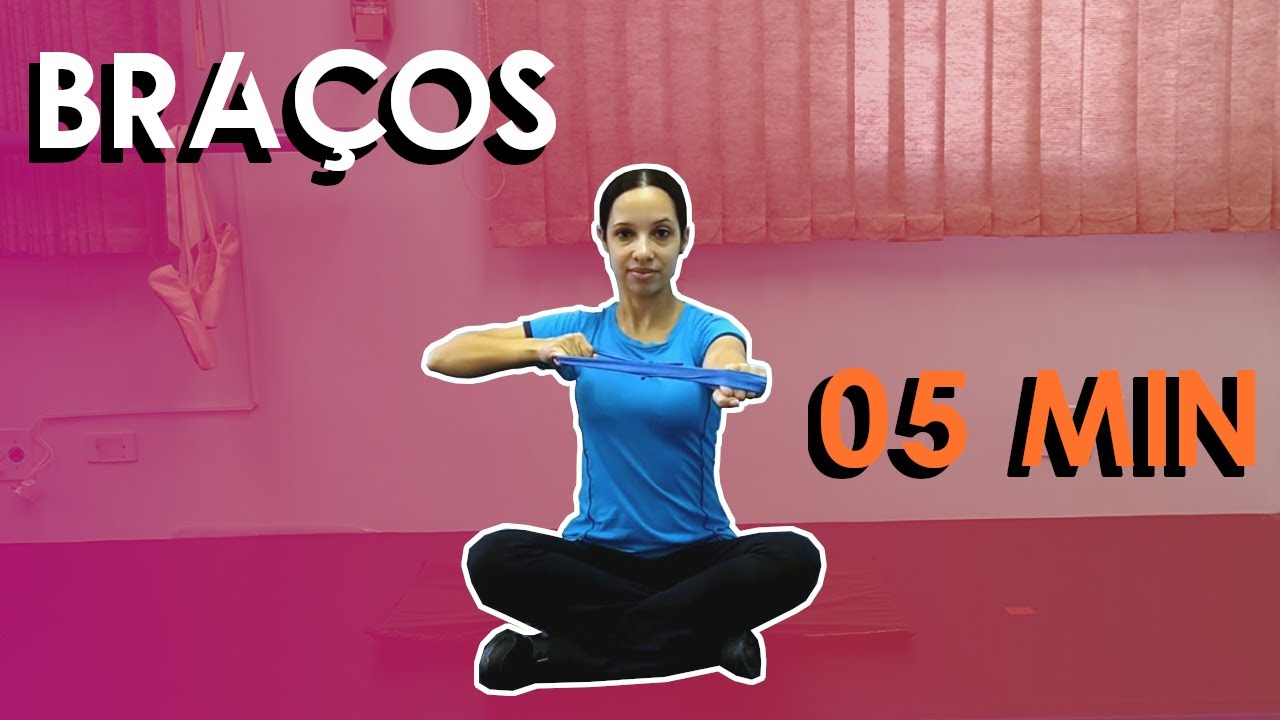 Fortaleça os Braços em 05 Minutos | Mini Band | Exercícios para fazer em casa