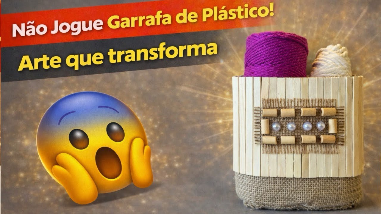 Garrafa de plástico nas mãos certas, vira arte que transforma 