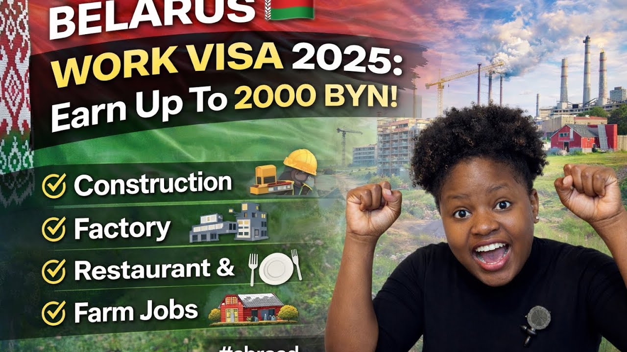 БЕЛАРУСЬ 🇧🇾 РАБОЧАЯ ВИЗА 2025: зарабатывайте до 2000 BYN! Работа на стройке, на заводе, в рестора...