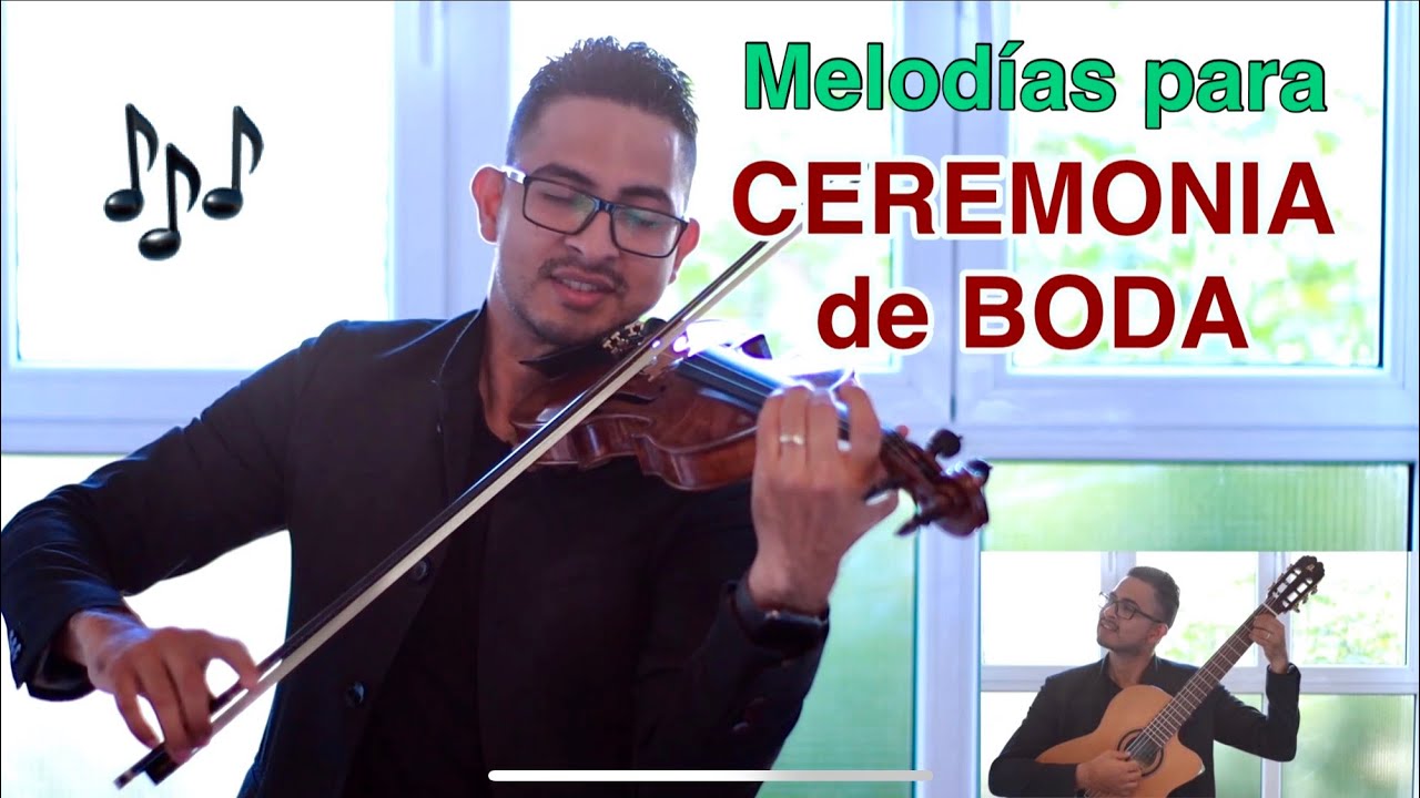 CANCIONES EN VIOLÍN PARA BODAS