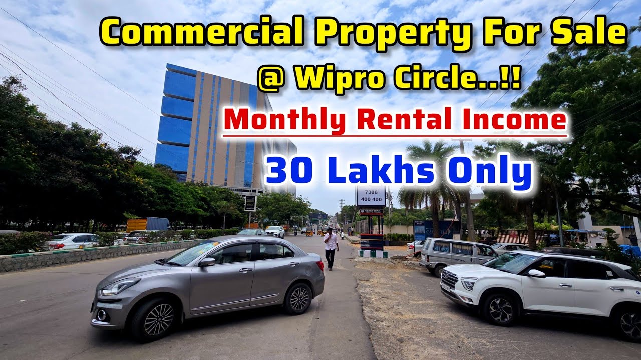 30 LAKHS ONLY || Commercial Property For Sale || Per Month Min 25K Onwards @Wipro Circle GACHIBOWLI