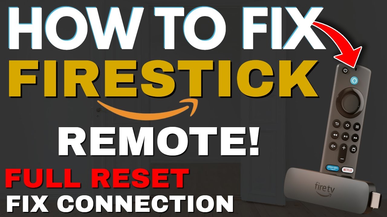 Как сбросить настройки и исправить пульт дистанционного управления FIRE STICK! (включая подключение)