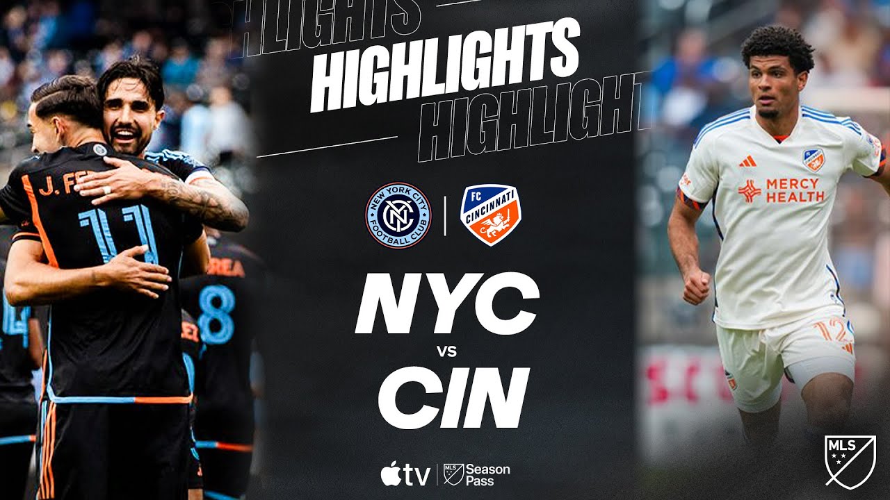 New York City FC vs. FC Cincinnati | Full Match Highlights