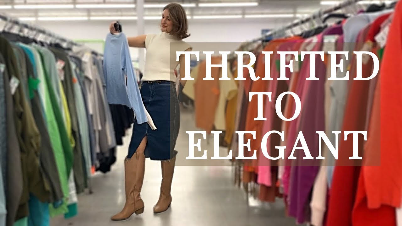 Thrifting Modest Spring Pieces & Styling Them Into Elegant Outfits
