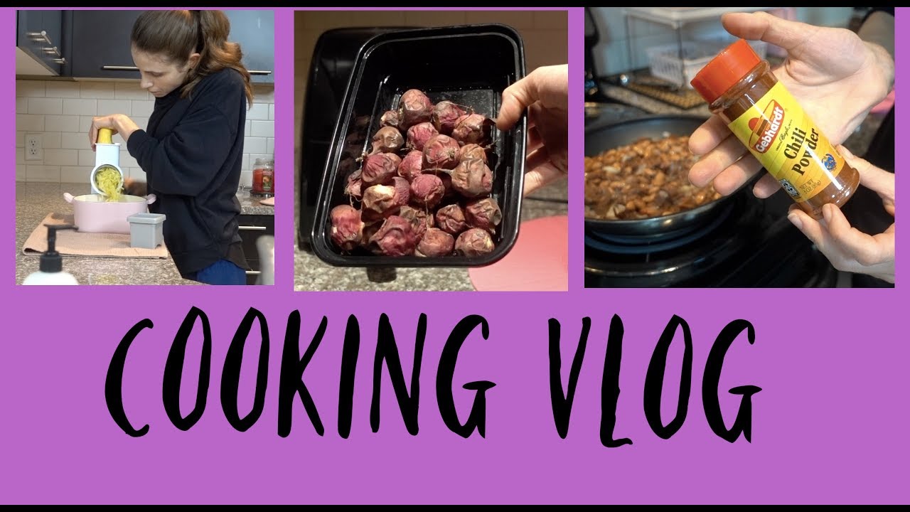 COOKING VLOG: JACKFRUIT CHILI & AIR FRYER RADISHES| DR DRAY