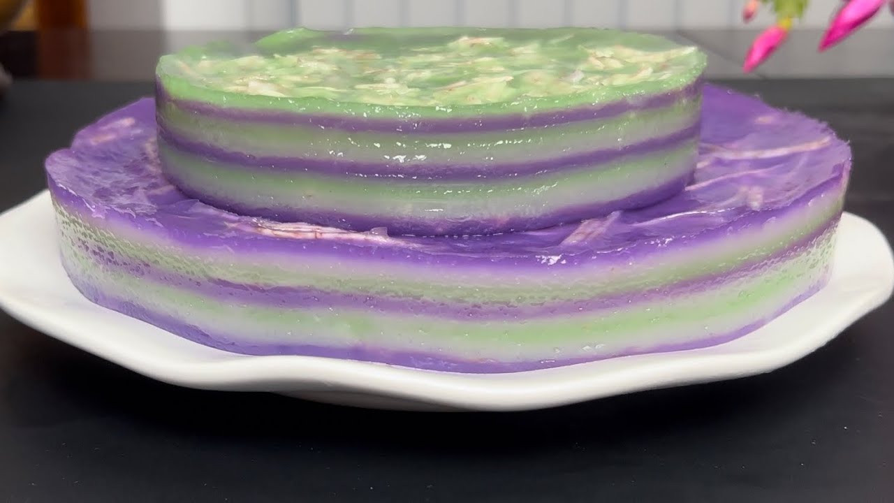 Bánh Da Lợn Gân Khoai Môn  - công thức dùng chén không dùng cân hoặc cup dễ nhất  nước Mỹ