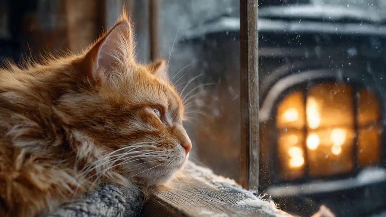 Gentle Late Night Jazz for Deep Sleep, Stress Relief & Calm – Cozy Cat Room 🐱