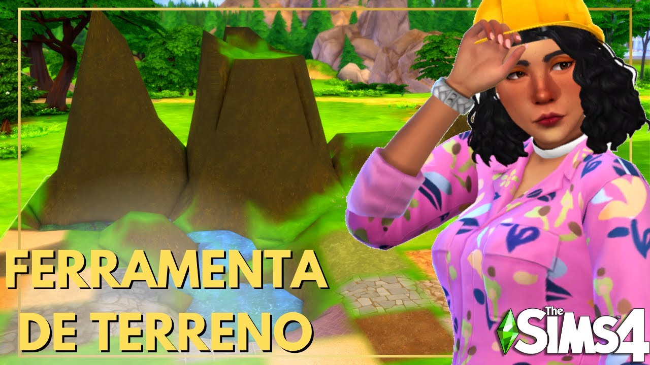 🧱 COMO USAR FERRAMENTA de TERRENO no THE SIMS 4 ⛰️  Tutorial Construção