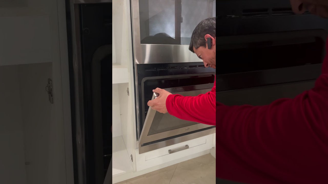 Como remover puerta de horno  how to remove oven door