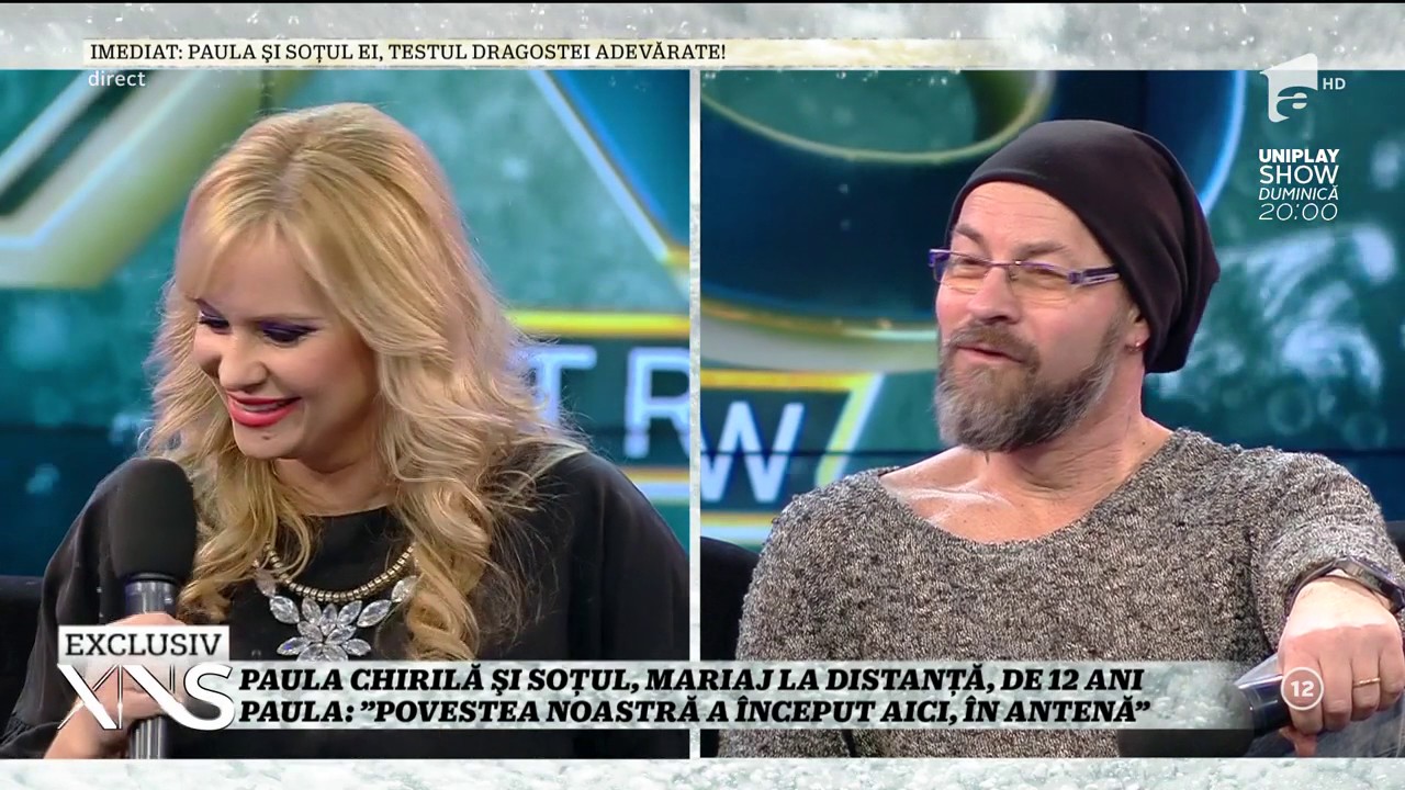 Testul compatibilităţii, în direct, între Paula Chirilă şi soţul ei, Marius!